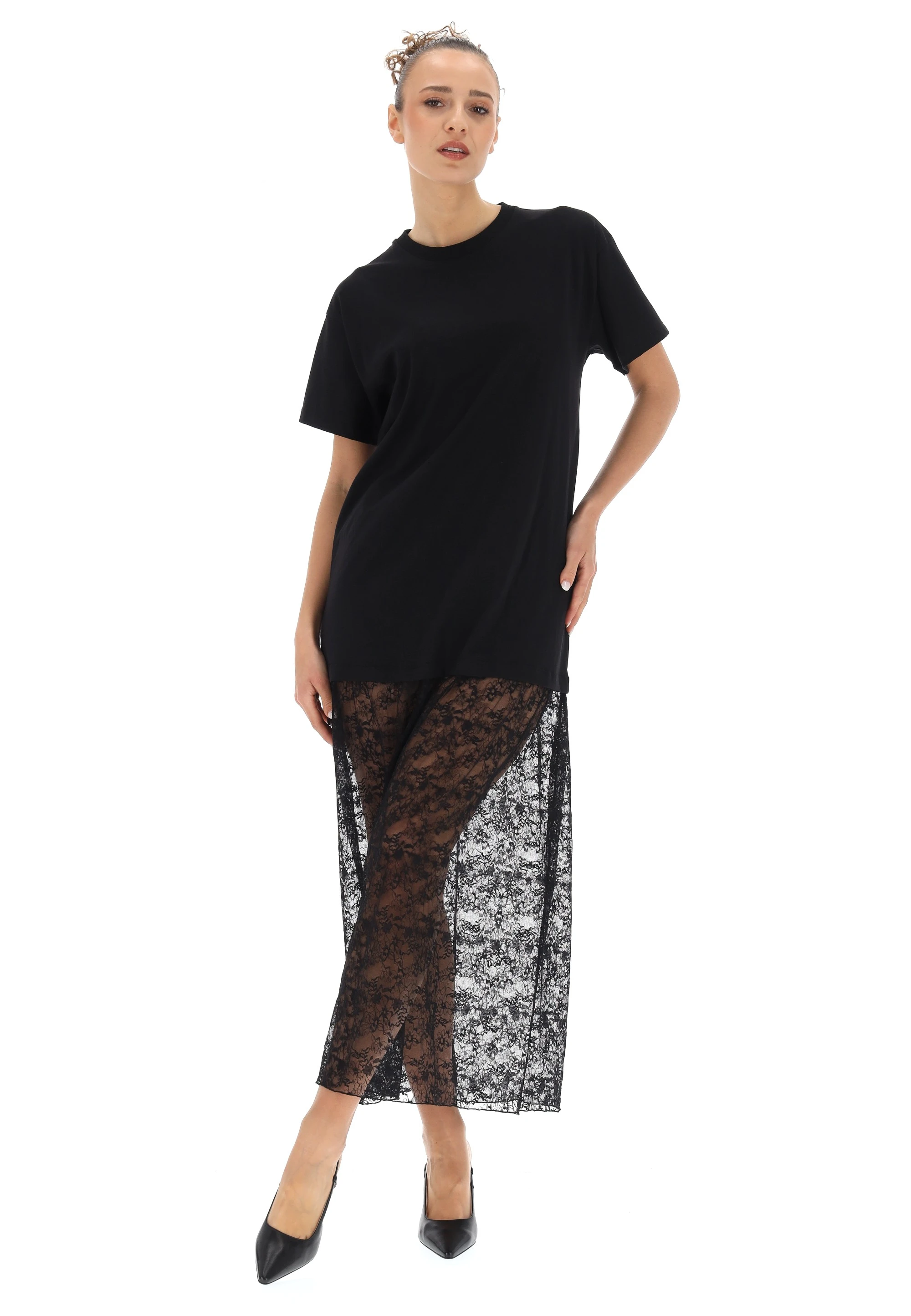 Vestito con gonna in pizzo Age donna W1MARTINI06